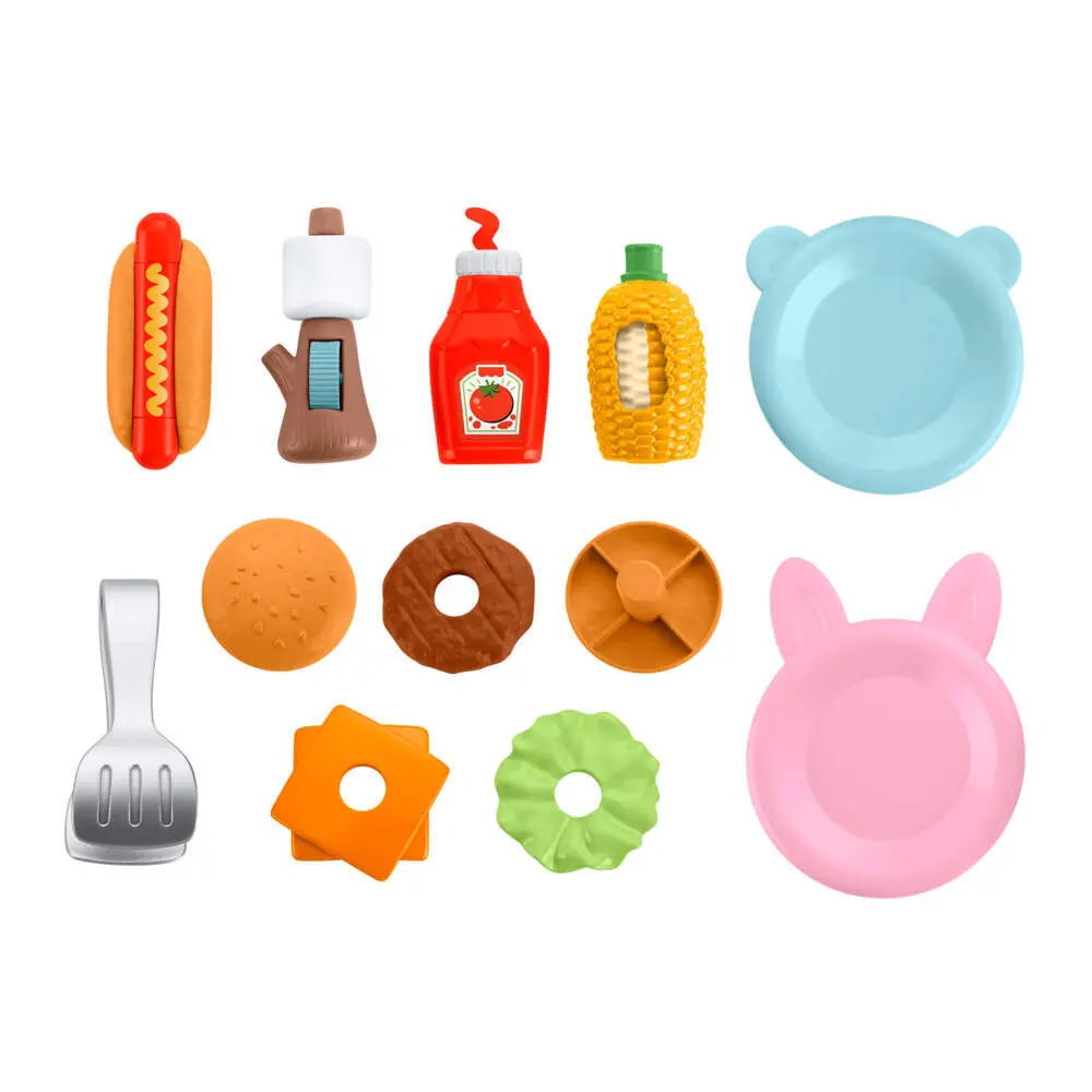 Bild: 194735360390 | Fisher-Price Camping-Freunde Kindergrill | Offene Verpackung | JLB82