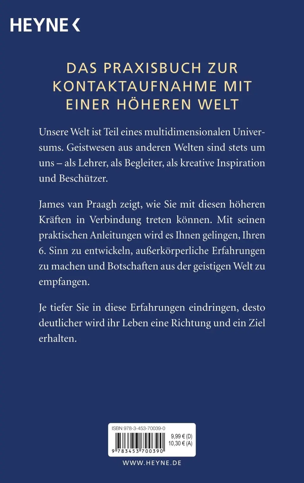 Bild: 9783453700390 | Die Weite zwischen Himmel und Erde | James van Praagh | Taschenbuch