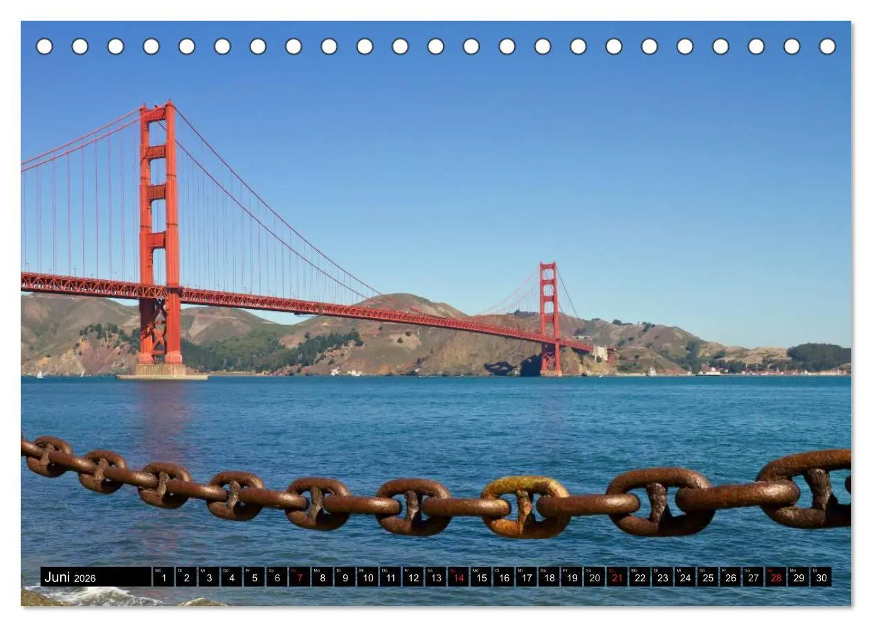 Bild: 9783516230390 | San Francisco - Traumstadt in Kalifornien (Tischkalender 2026 DIN...