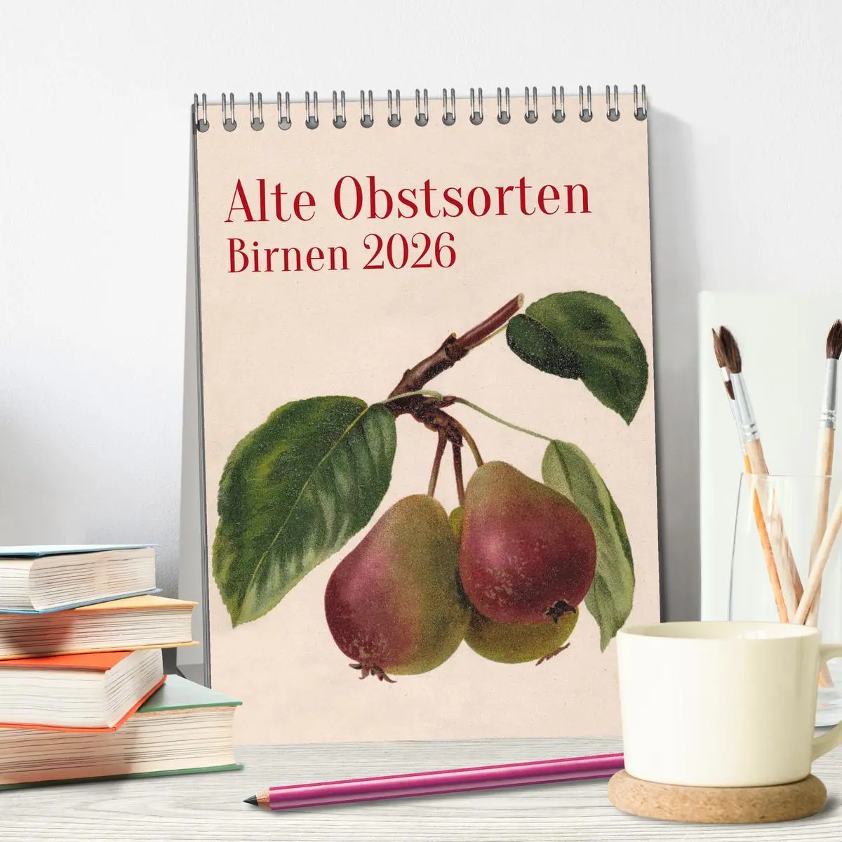 Bild: 9783516300390 | Alte Obstsorten - Birnen 2026 (Tischkalender 2026 DIN A5 hoch),...