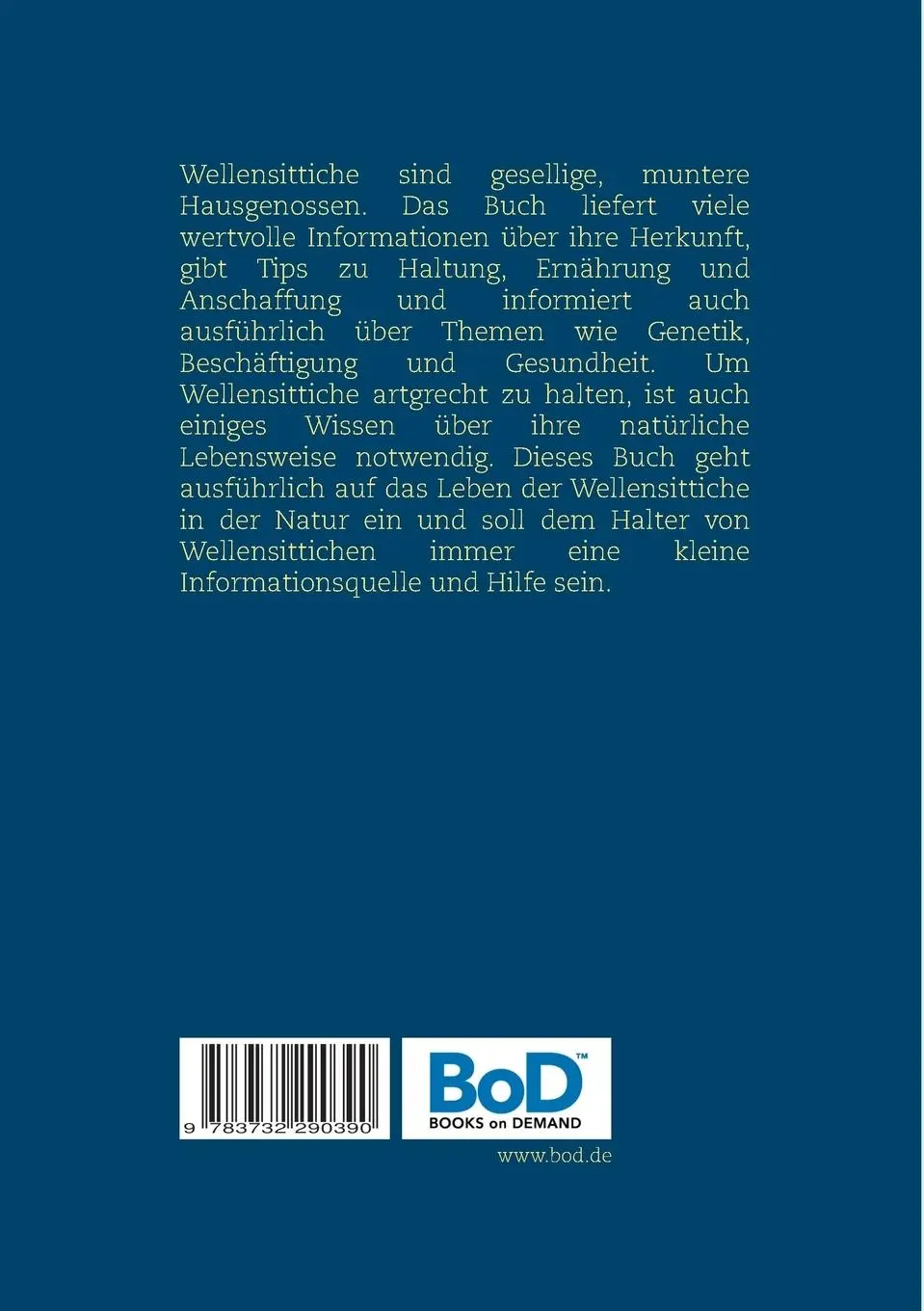 Rückseite: 9783732290390 | Wellensittiche: Liebenswerte Flatterbande | A. Ketschau | Taschenbuch