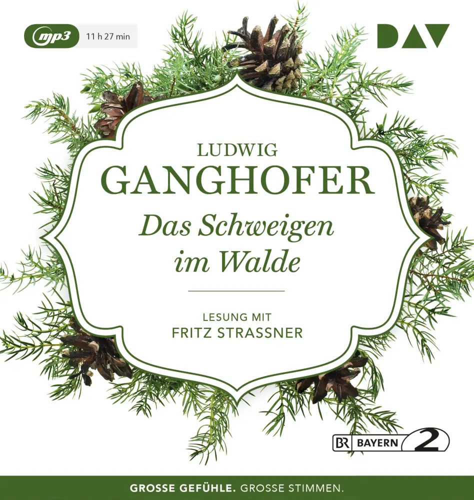 Cover: 9783742400390 | Das Schweigen im Walde,1 Audio-CD, 1 MP3 | Ludwig Ganghofer | Audio-CD