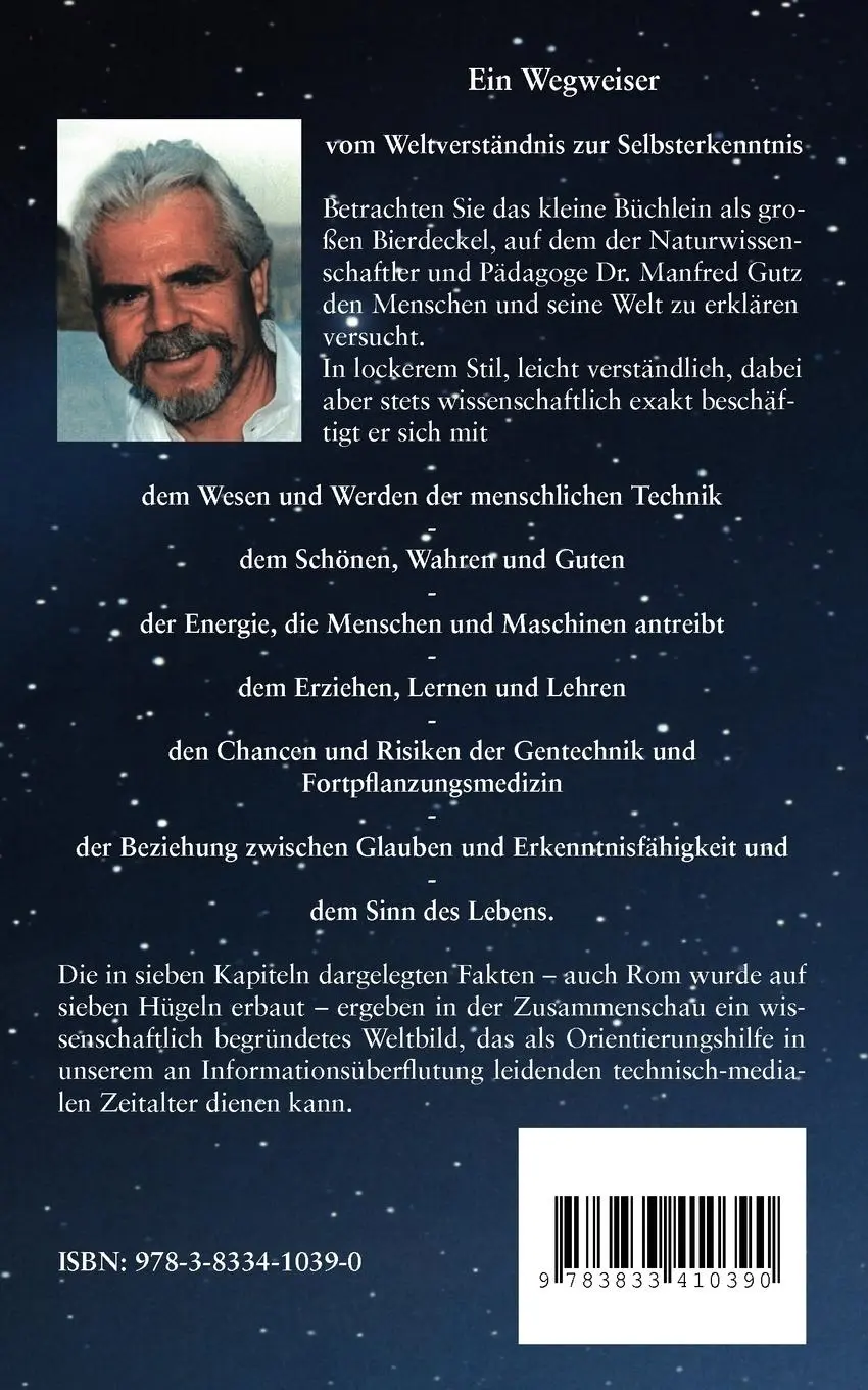 Rückseite: 9783833410390 | Meine Welt-Erklärung auf dem Bierdeckel | Teacher's Cut | Manfred Gutz