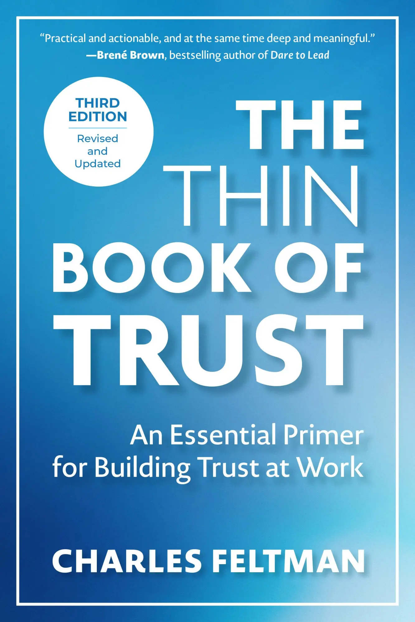 Cover: 9798890570390 | The Thin Book of Trust, Third Edition | Charles Feltman | Taschenbuch