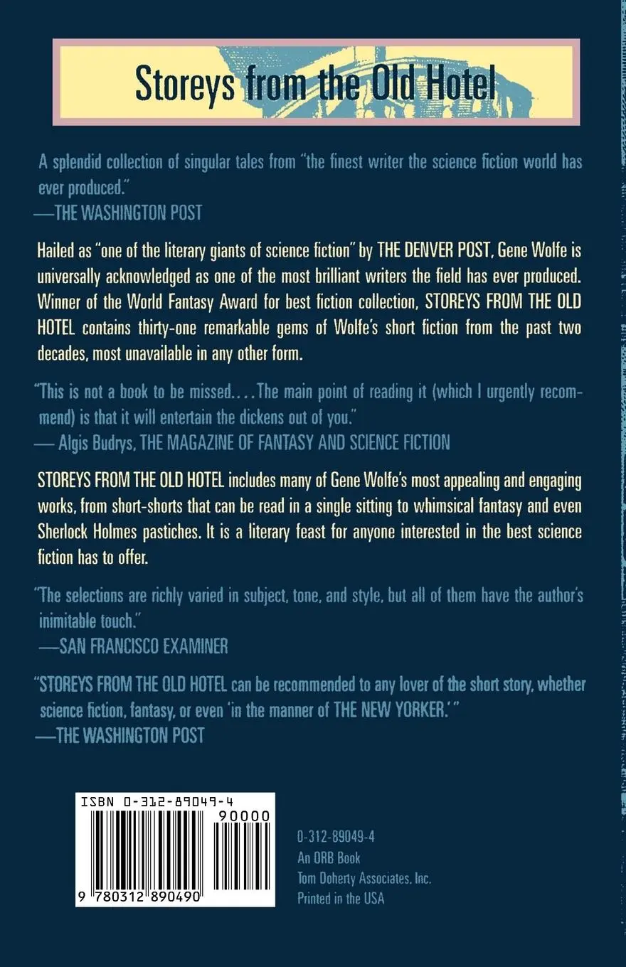 Rückseite: 9780312890490 | Storeys from the Old Hotel | Gene Wolfe | Taschenbuch | Englisch