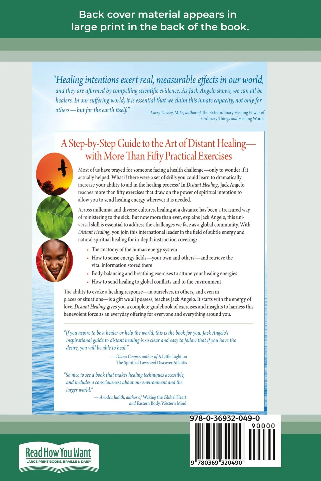 Rückseite: 9780369320490 | Distant Healing | A Complete Guide (16pt Large Print Edition) | Angelo