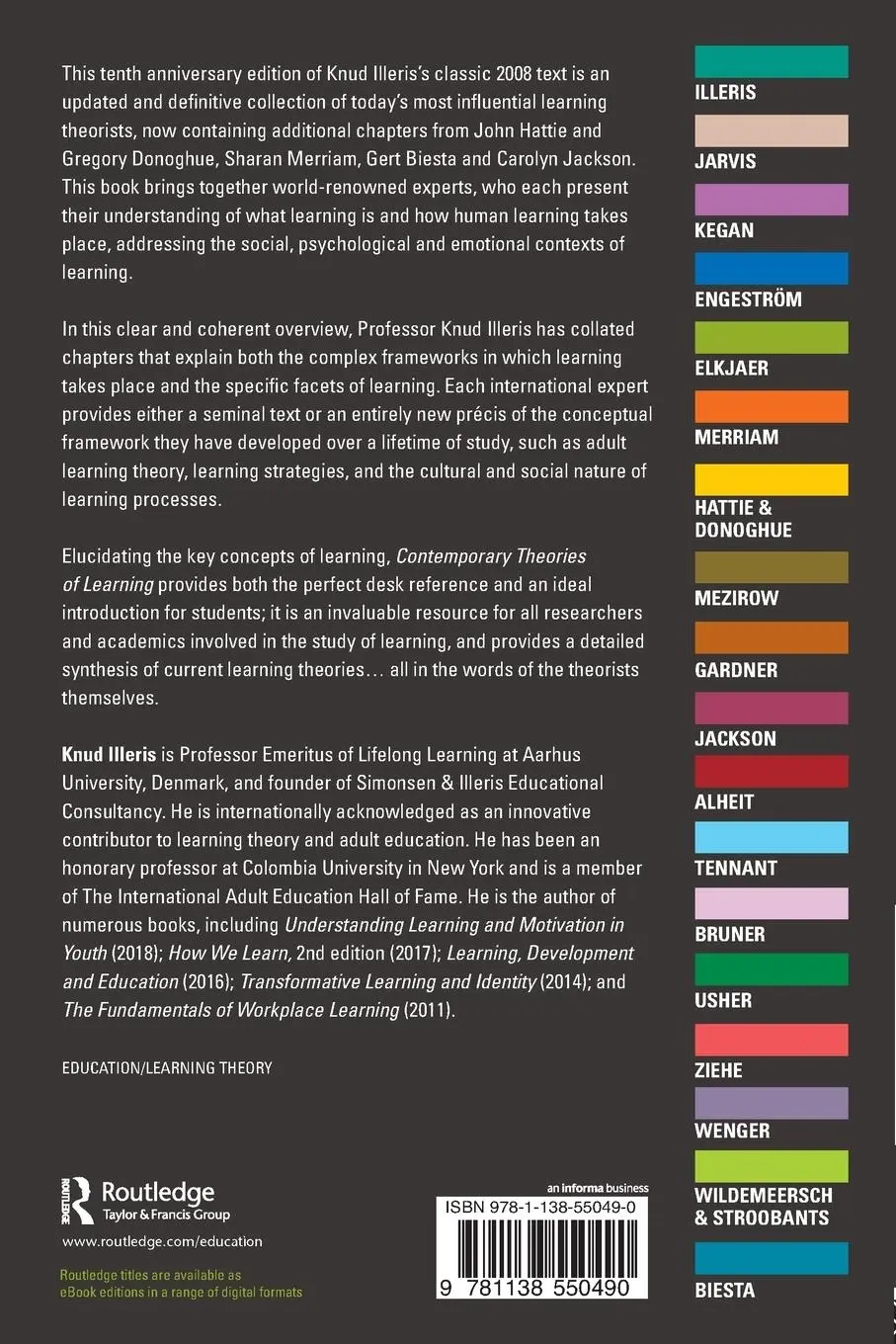 Rückseite: 9781138550490 | Contemporary Theories of Learning | Knud Illeris | Taschenbuch | 2018