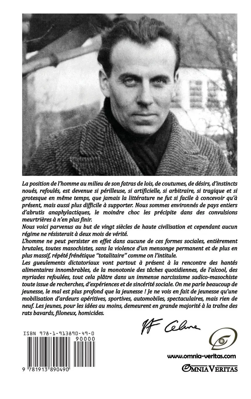 Rückseite: 9781913890490 | Écrits controversés | Louis Ferdinand Céline | Buch | Französisch