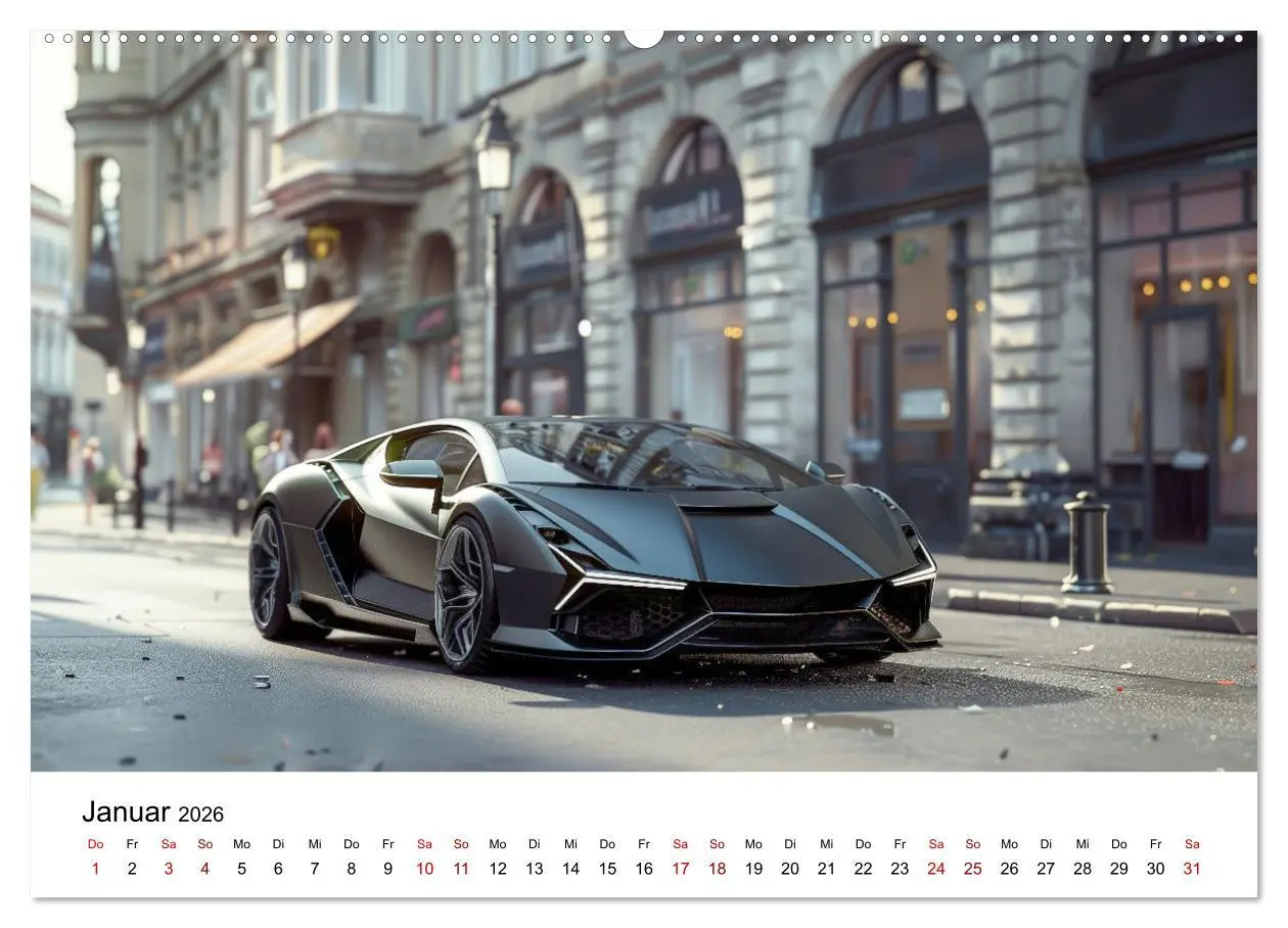 Bild: 9783457440490 | Schnelle Sportwagen (hochwertiger Premium Wandkalender 2026 DIN A2...