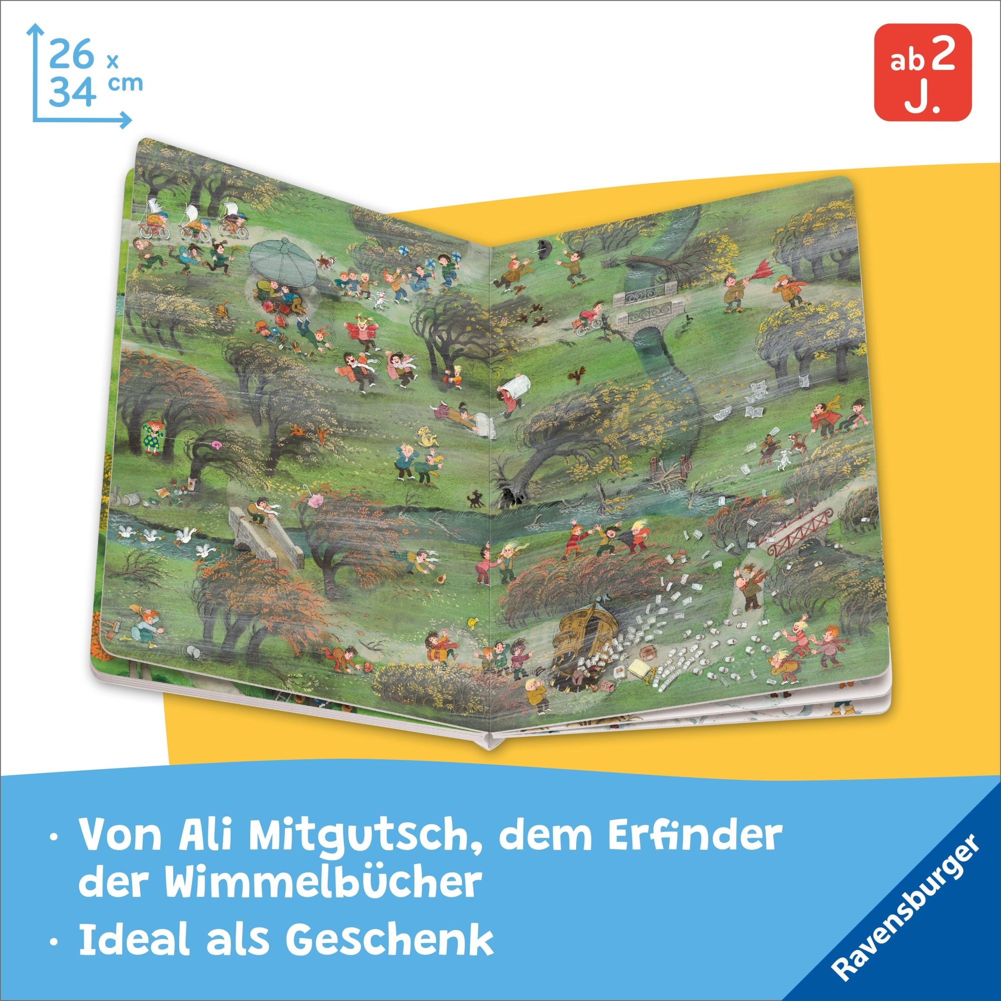 Bild: 9783473420490 | Mein Wimmelbuch: Frühling, Sommer, Herbst und Winter | Ali Mitgutsch