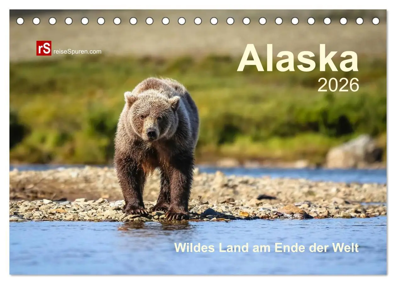 Cover: 9783516080490 | Alaska 2026 Wildes Land am Ende der Welt (Tischkalender 2026 DIN A5...