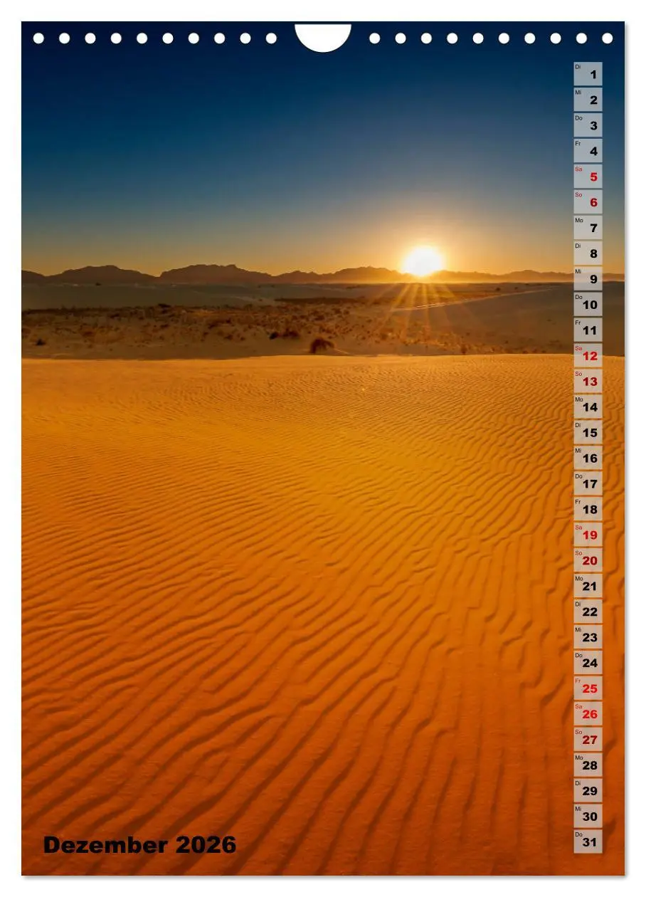 Bild: 9783516390490 | WHITE SANDS NATIONAL MONUMENT Wüstenimpressionen (Wandkalender 2026...