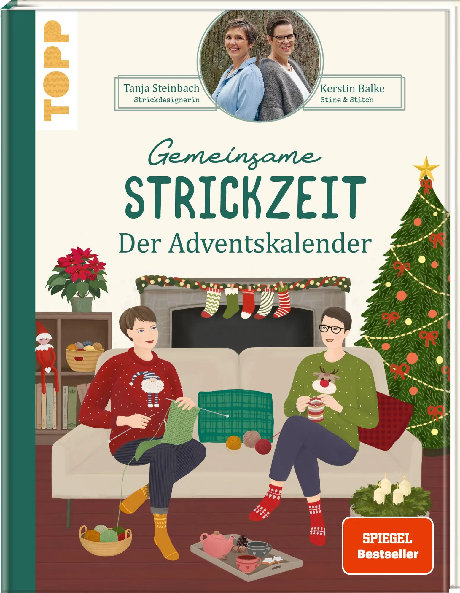 Cover: 9783735870490 | Gemeinsame Strickzeit. Der Adventskalender. | Tanja Steinbach (u. a.)