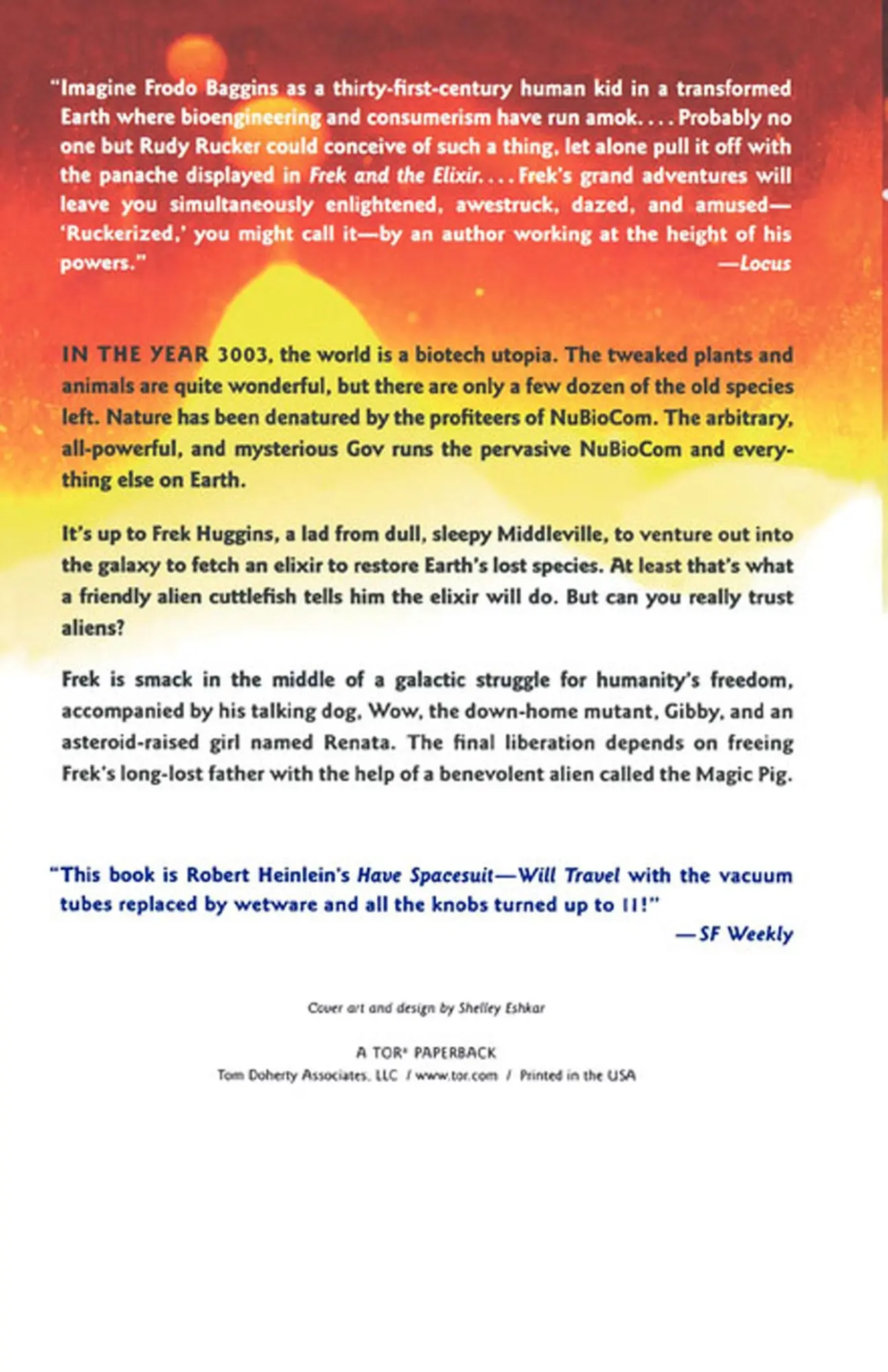 Rückseite: 9780765310590 | Frek and the Elixir | Rudy von B. Rucker | Taschenbuch | Englisch