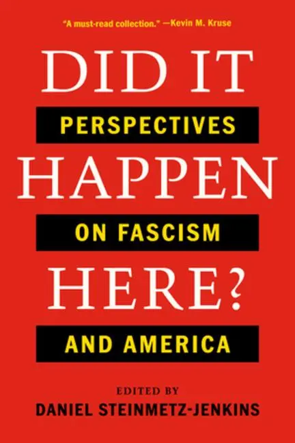 Cover: 9781324110590 | Did It Happen Here? | Perspectives on Fascism and America | Buch