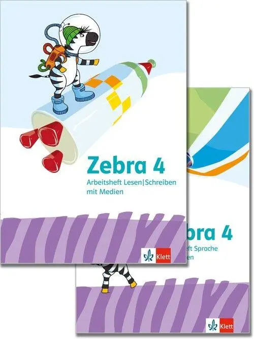 Cover: 9783122710590 | Zebra 4. Paket: Arbeitsheft Sprache, Arbeitsheft Lesen/Schreiben...
