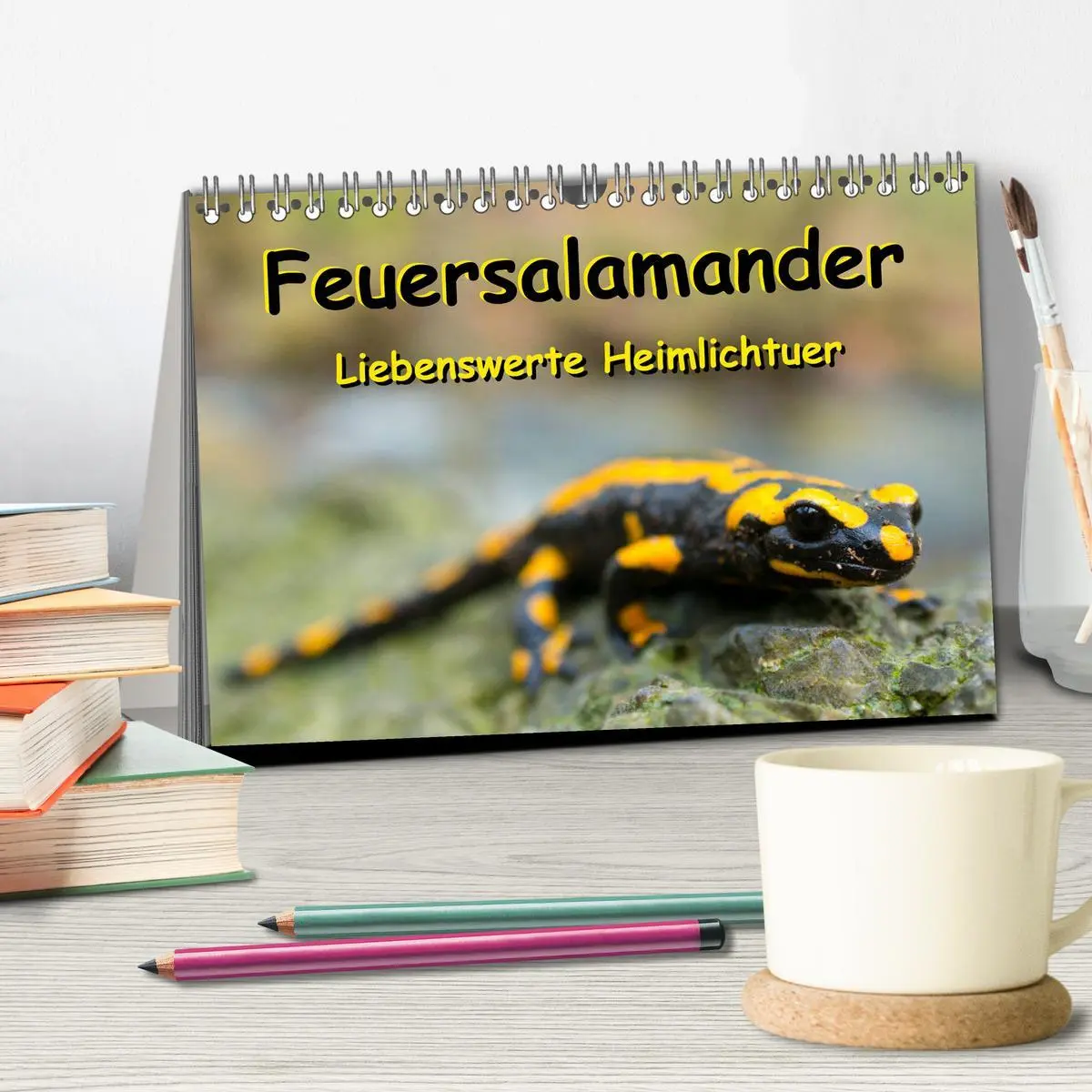 Bild: 9783457740590 | Feuersalamander - Liebenswerte Heimlichtuer (Tischkalender 2026 DIN...