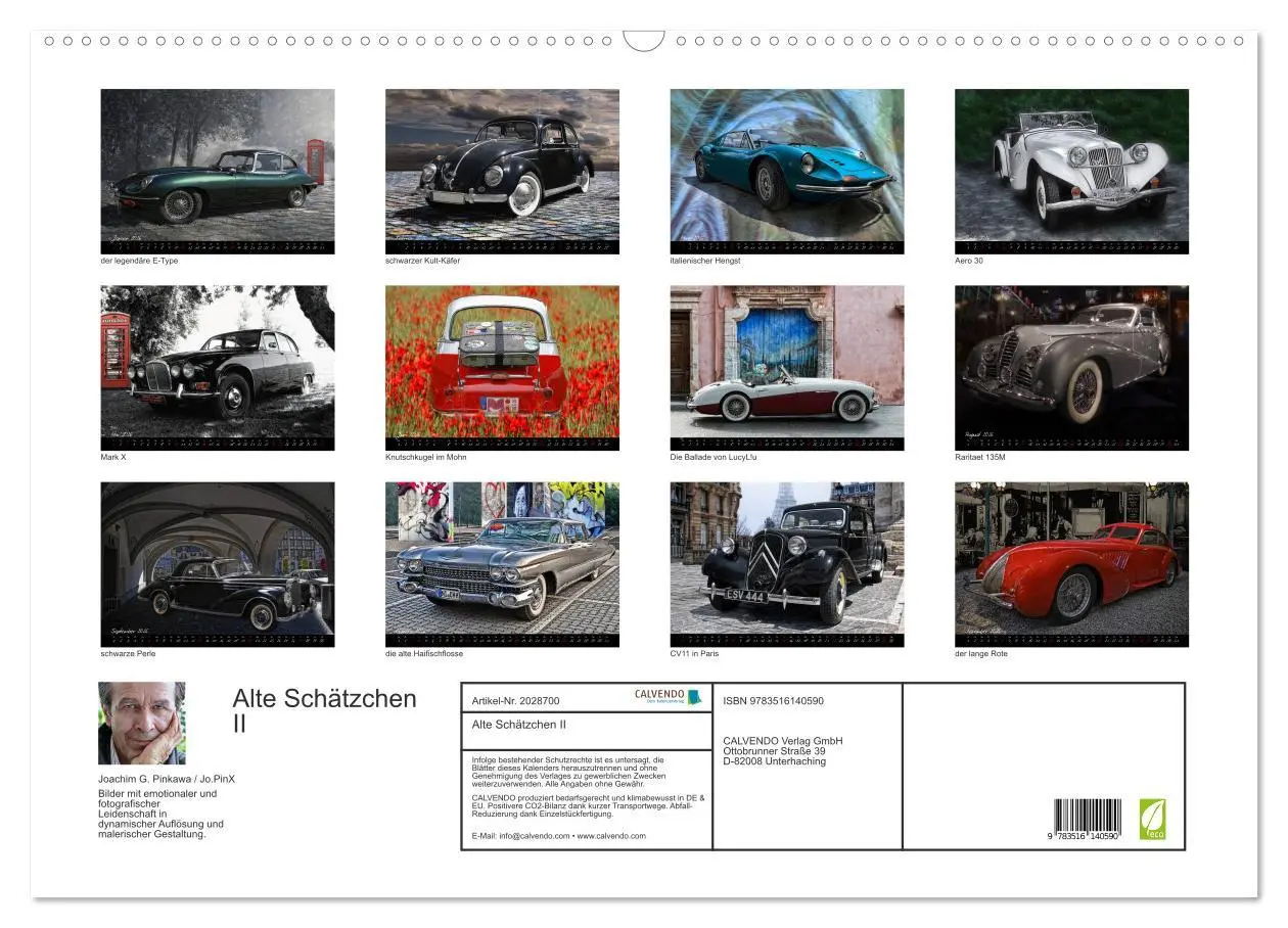 Bild: 9783516140590 | Alte Schätzchen II (Wandkalender 2026 DIN A2 quer), CALVENDO...