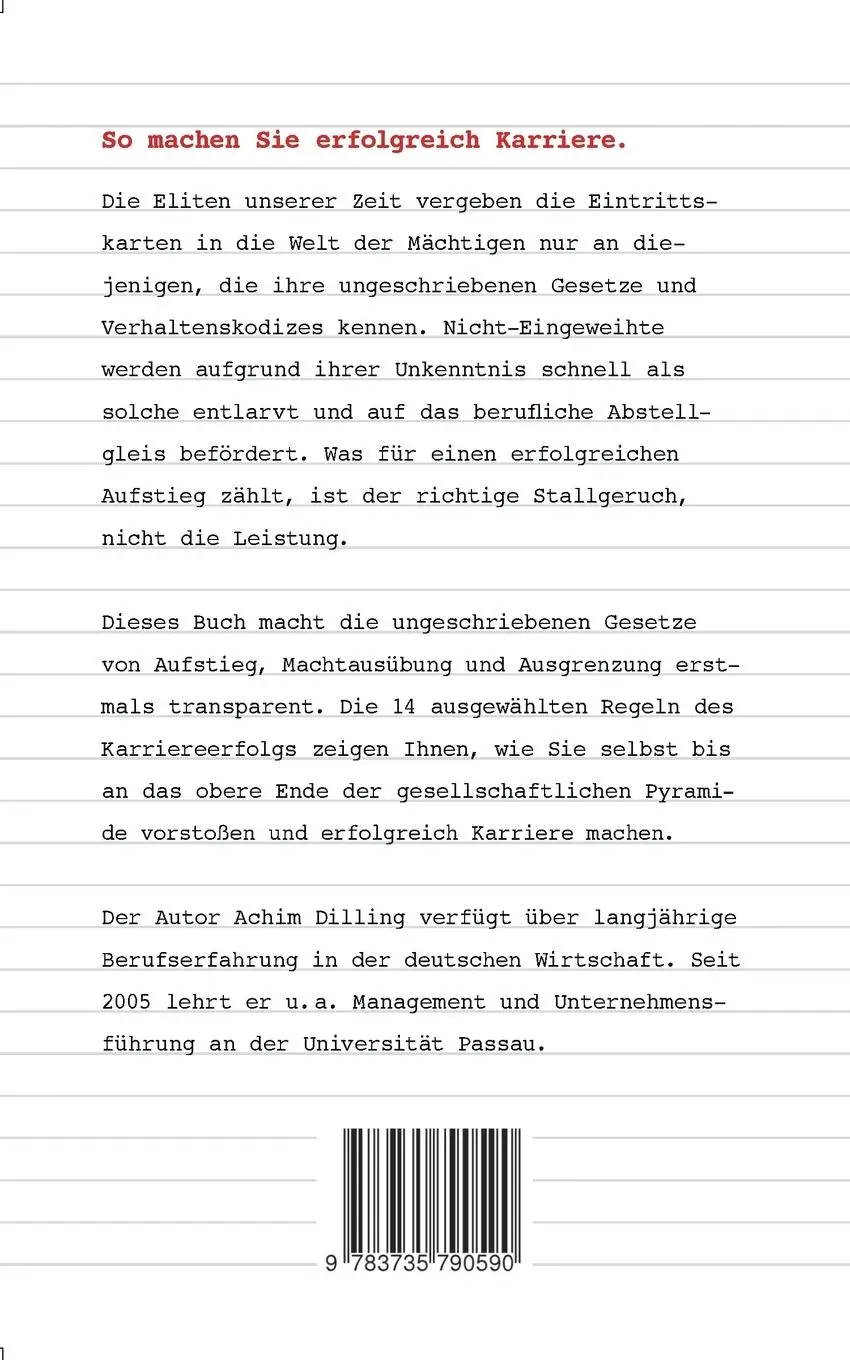 Rückseite: 9783735790590 | Die Grammatik der Macht | Achim Dilling | Taschenbuch | 120 S. | 2014