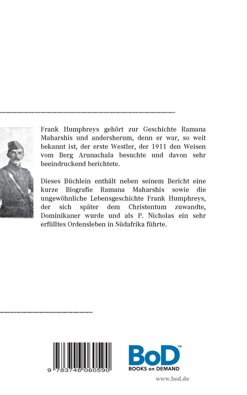 Rückseite: 9783746060590 | Einblicke in das Leben und die Lehre Ramana Maharshis | Humphreys