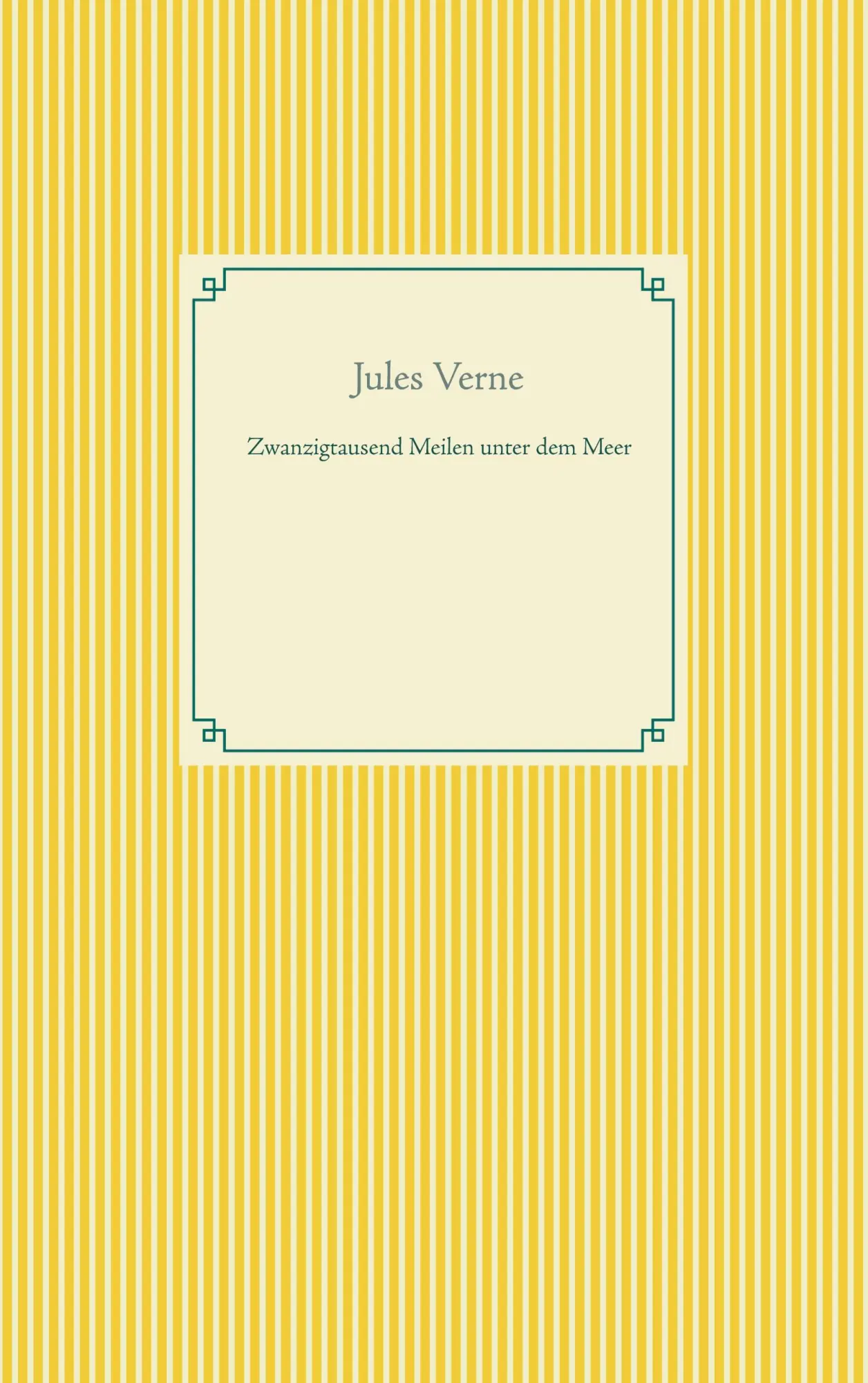 Cover: 9783753440590 | Zwanzigtausend Meilen unter dem Meer | Jules Verne | Taschenbuch