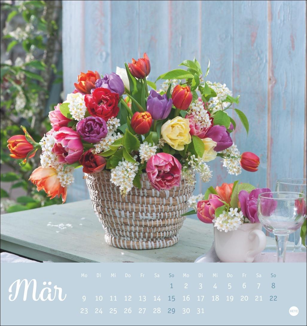 Bild: 9783756410590 | Herzliche Blumengrüße Postkartenkalender 2026 | Heye | Kalender | 2026