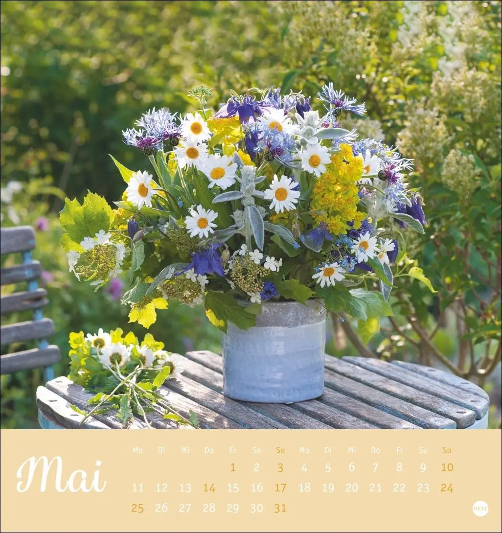 Bild: 9783756410590 | Herzliche Blumengrüße Postkartenkalender 2026 | Heye | Kalender | 2026