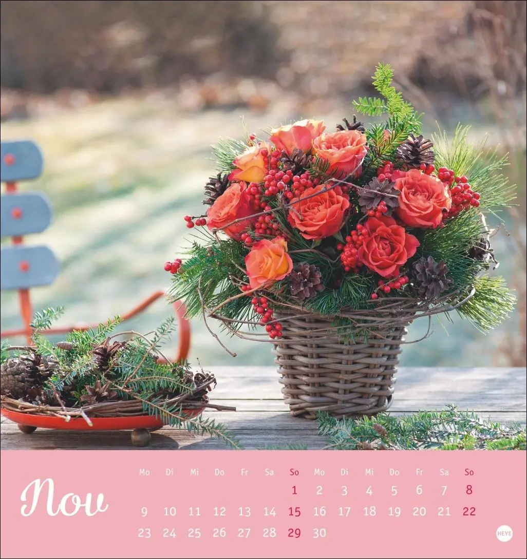 Bild: 9783756410590 | Herzliche Blumengrüße Postkartenkalender 2026 | Heye | Kalender | 2026