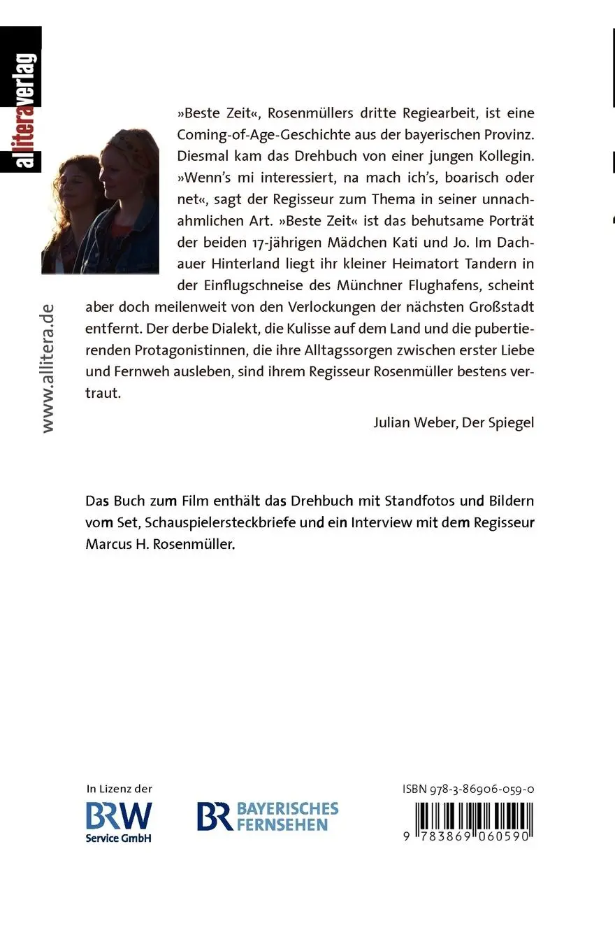 Rückseite: 9783869060590 | Das Buch zum Film: Beste Zeit | "An Tschik und a Bier" | Michalke