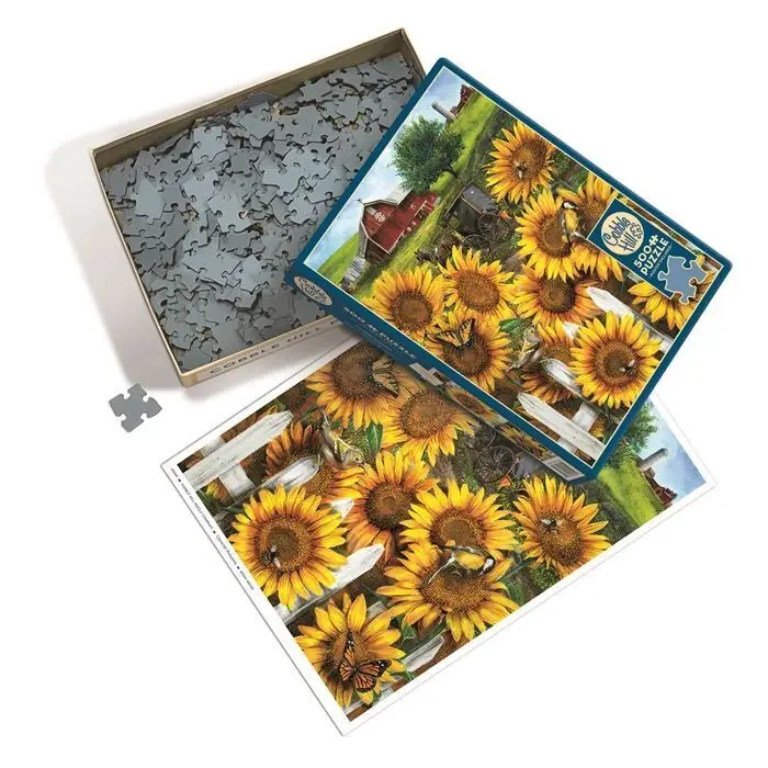 Bild: 625012450690 | COBBLE HILL PUZZLES - Landparadies 500 Teile | Spiel | In Karton