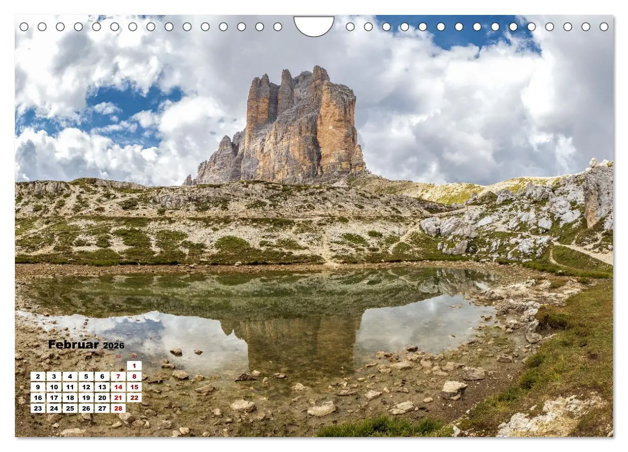 Bild: 9783457590690 | Berggipfel der Dolomiten (Wandkalender 2026 DIN A4 quer), CALVENDO...