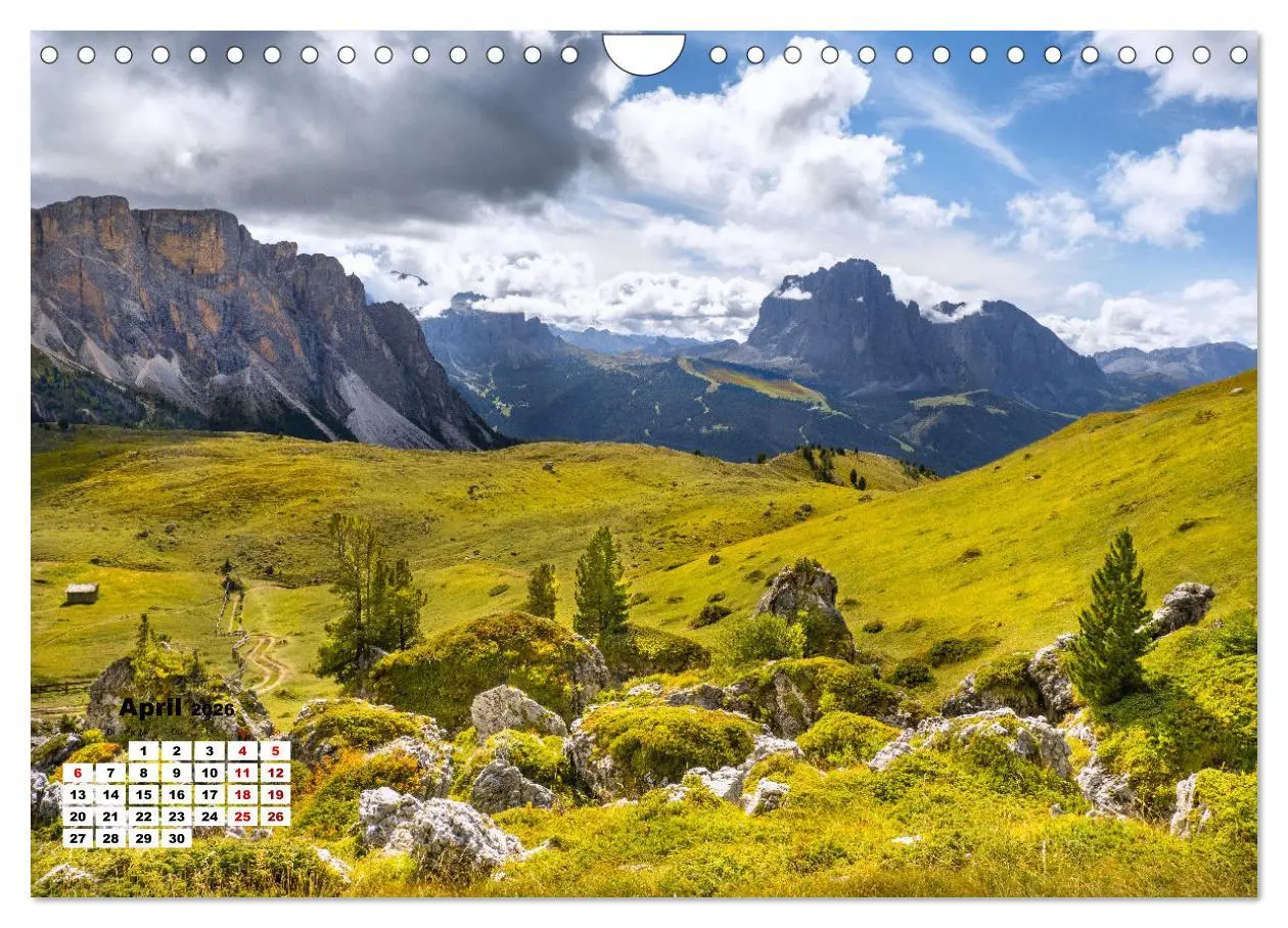 Bild: 9783457590690 | Berggipfel der Dolomiten (Wandkalender 2026 DIN A4 quer), CALVENDO...
