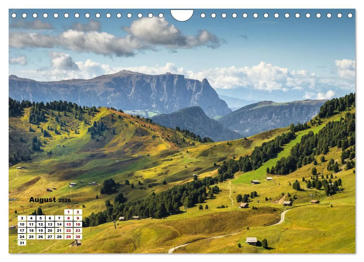 Bild: 9783457590690 | Berggipfel der Dolomiten (Wandkalender 2026 DIN A4 quer), CALVENDO...