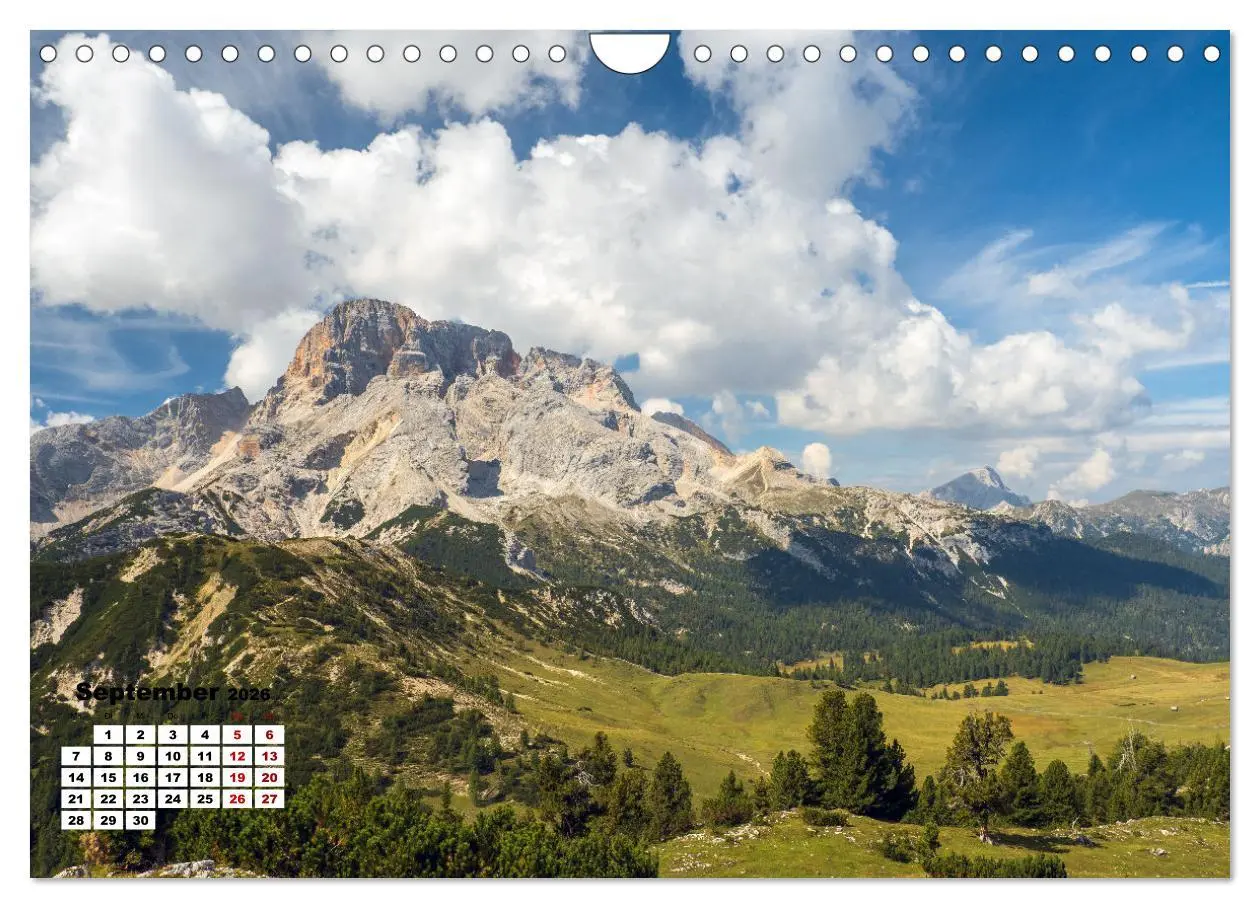 Bild: 9783457590690 | Berggipfel der Dolomiten (Wandkalender 2026 DIN A4 quer), CALVENDO...