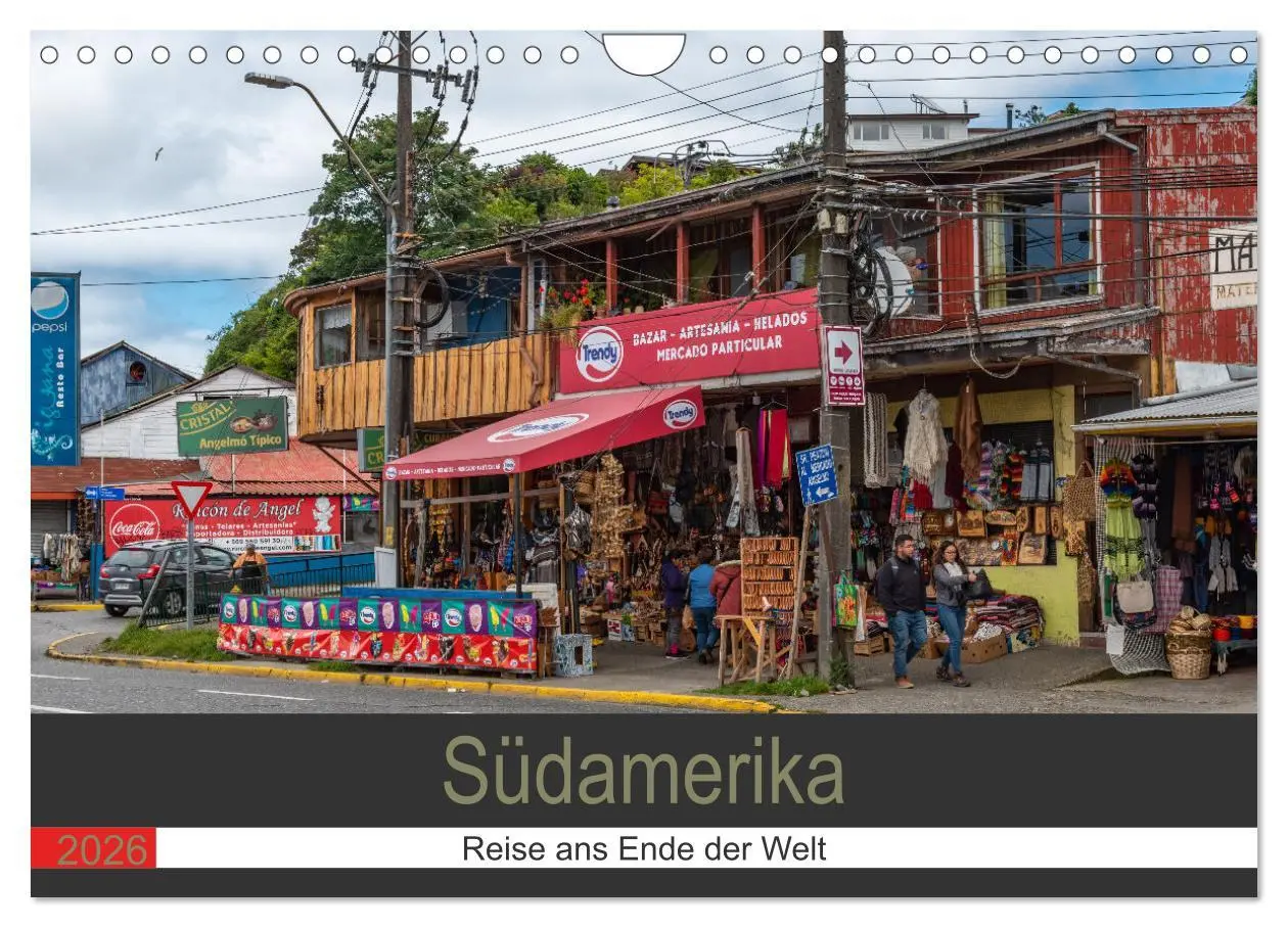 Cover: 9783457660690 | Südamerika - Reise ans Ende der Welt (Wandkalender 2026 DIN A4...
