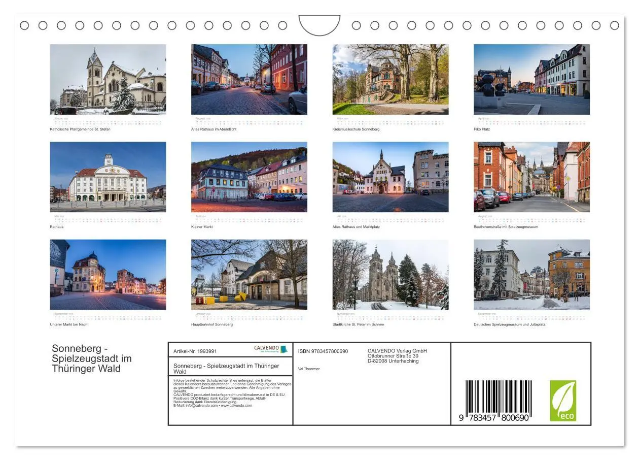 Bild: 9783457800690 | Sonneberg - Spielzeugstadt im Thüringer Wald (Wandkalender 2026 DIN...