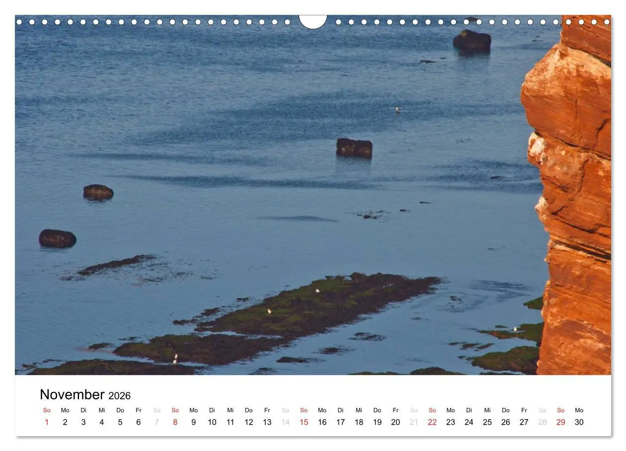 Bild: 9783516200690 | Helgoland (Wandkalender 2026 DIN A3 quer), CALVENDO Monatskalender