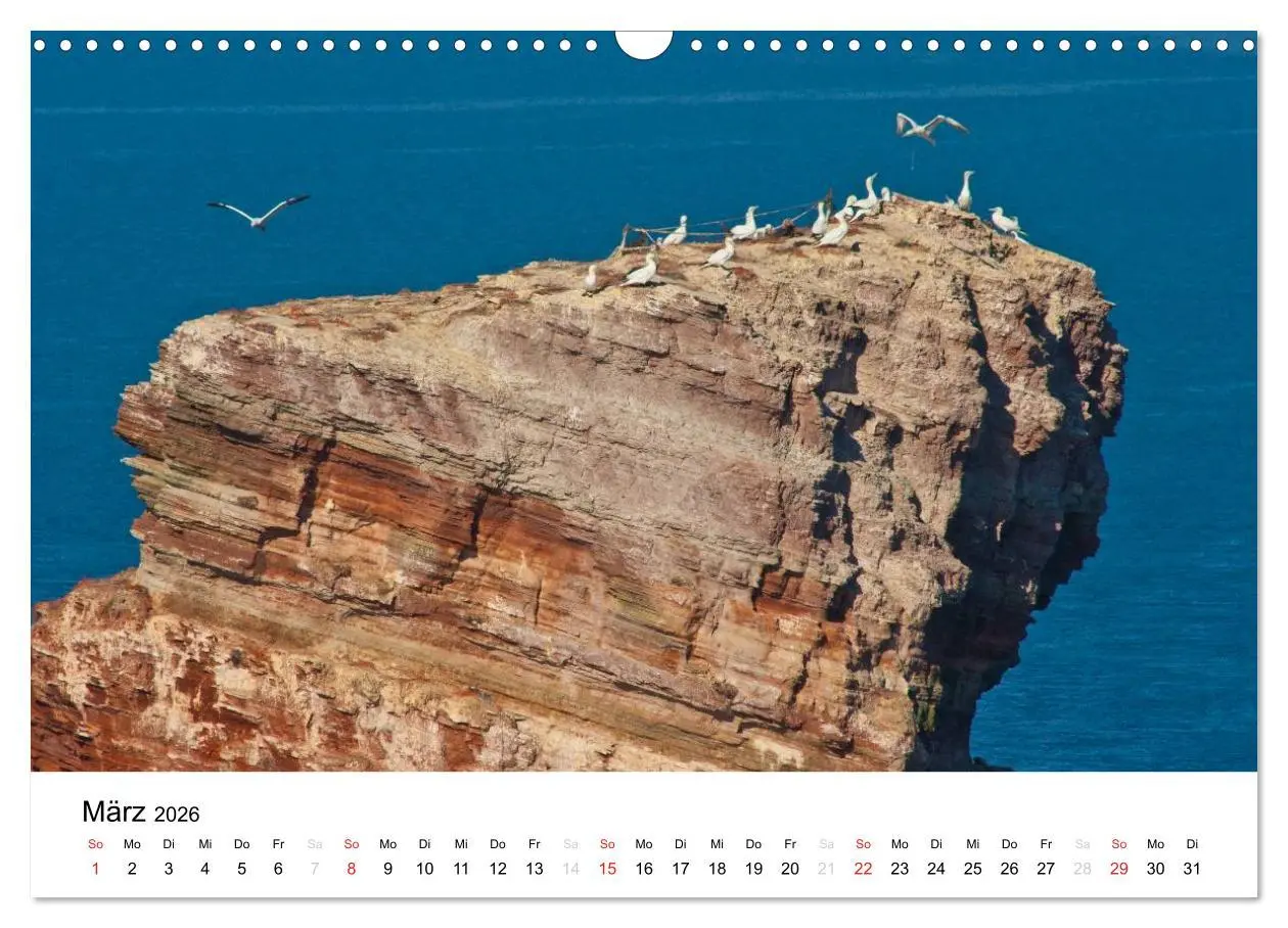 Bild: 9783516200690 | Helgoland (Wandkalender 2026 DIN A3 quer), CALVENDO Monatskalender