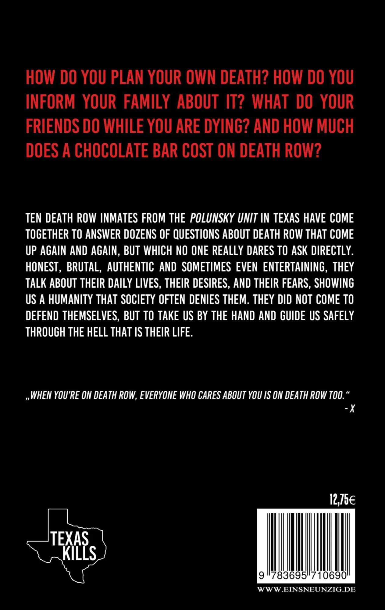 Rückseite: 9783695710690 | A quick guide to death row | Allan B. Polunsky Unit (Texas) | Buch