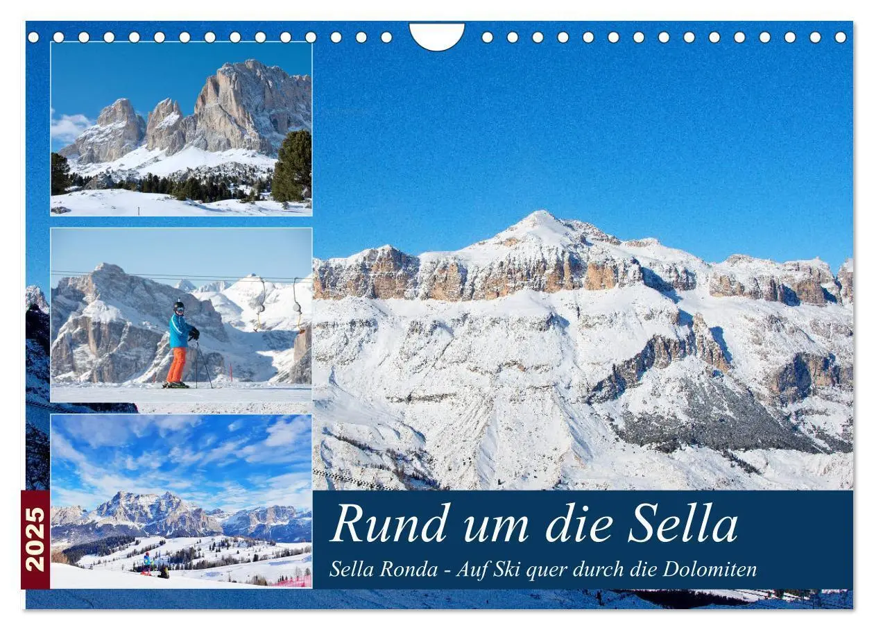 Cover: 9783435250790 | Sella Ronda (Wandkalender 2025 DIN A4 quer), CALVENDO Monatskalender