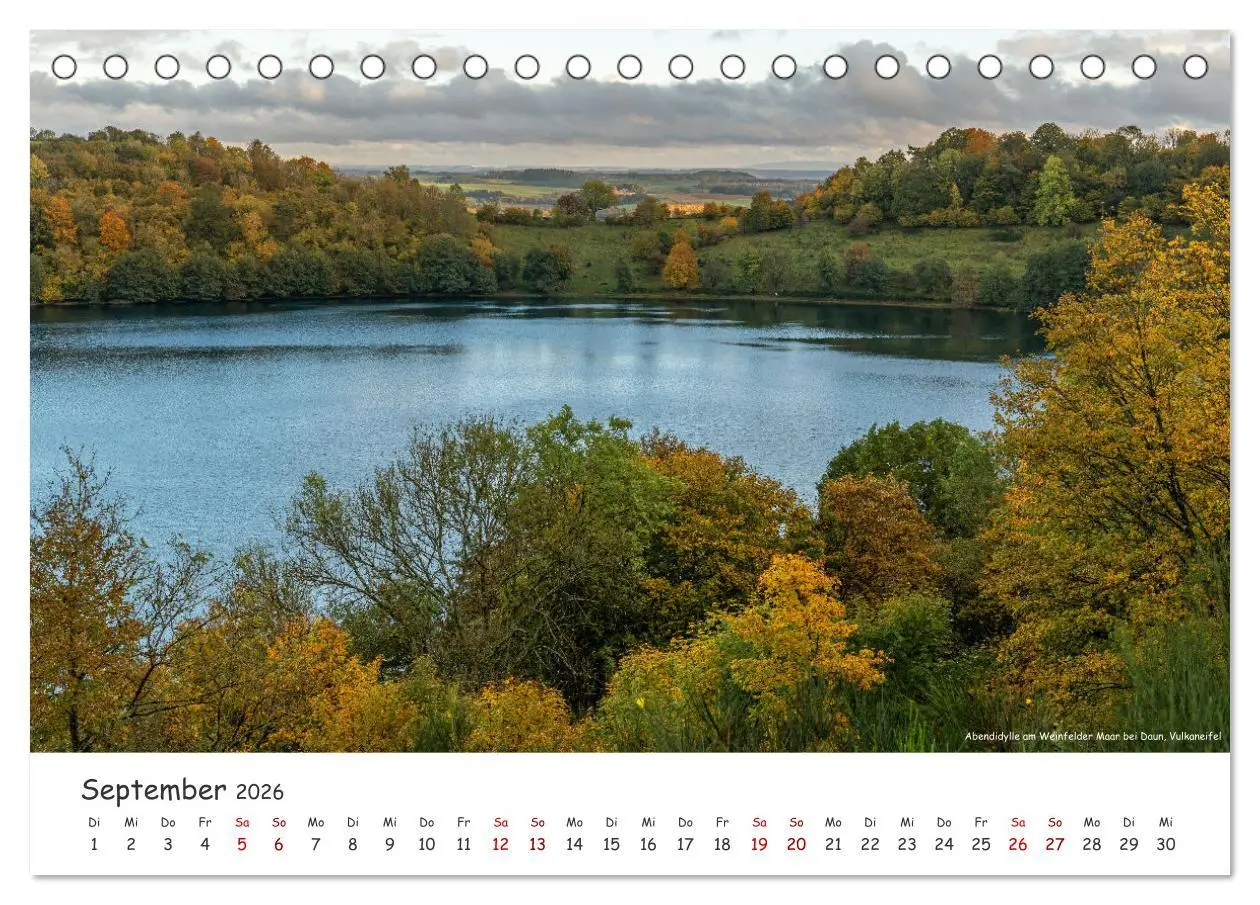 Bild: 9783457270790 | Heimat Entdecken - Eifel (Tischkalender 2026 DIN A5 quer), CALVENDO...