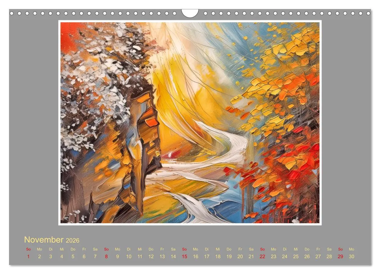 Bild: 9783457410790 | Expressionistische Landschaften (Wandkalender 2026 DIN A3 quer),...