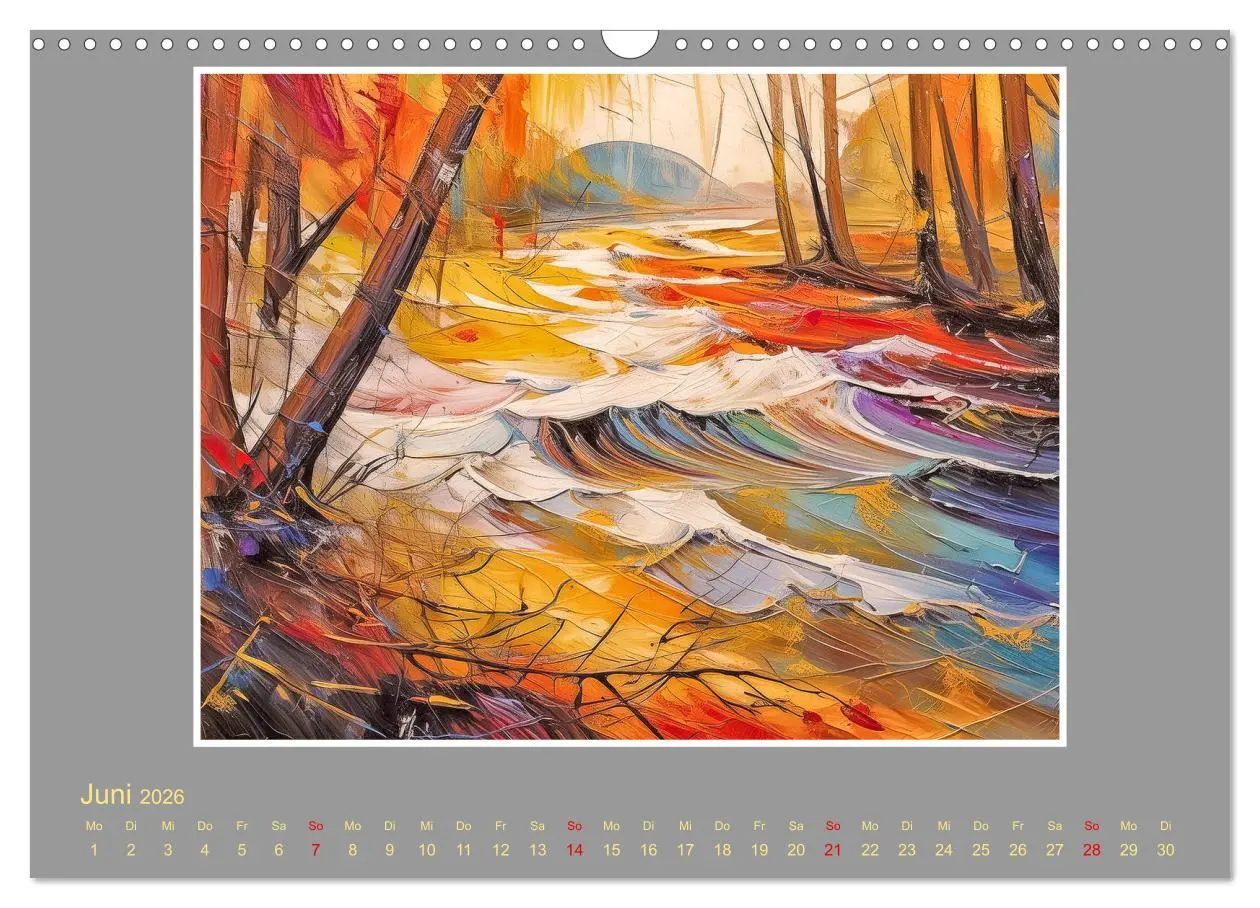 Bild: 9783457410790 | Expressionistische Landschaften (Wandkalender 2026 DIN A3 quer),...