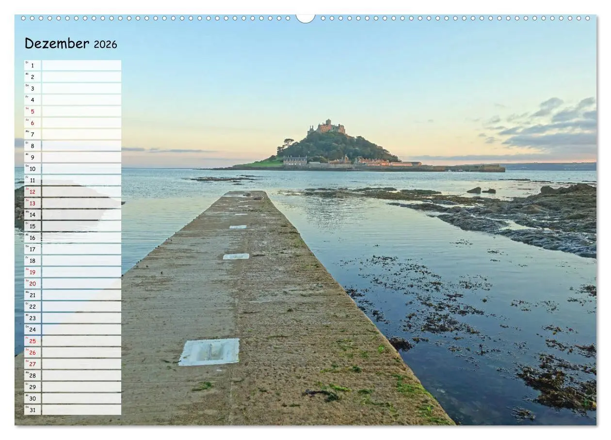 Bild: 9783457720790 | Cornwall. Terminkalender (hochwertiger Premium Wandkalender 2026...