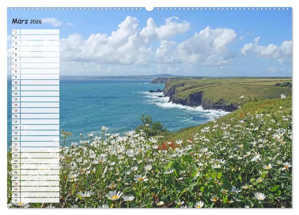 Bild: 9783457720790 | Cornwall. Terminkalender (hochwertiger Premium Wandkalender 2026...