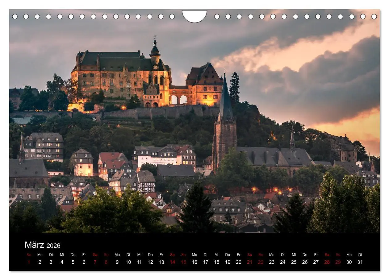 Bild: 9783457890790 | Märchenhaftes Marburg (Wandkalender 2026 DIN A4 quer), CALVENDO...