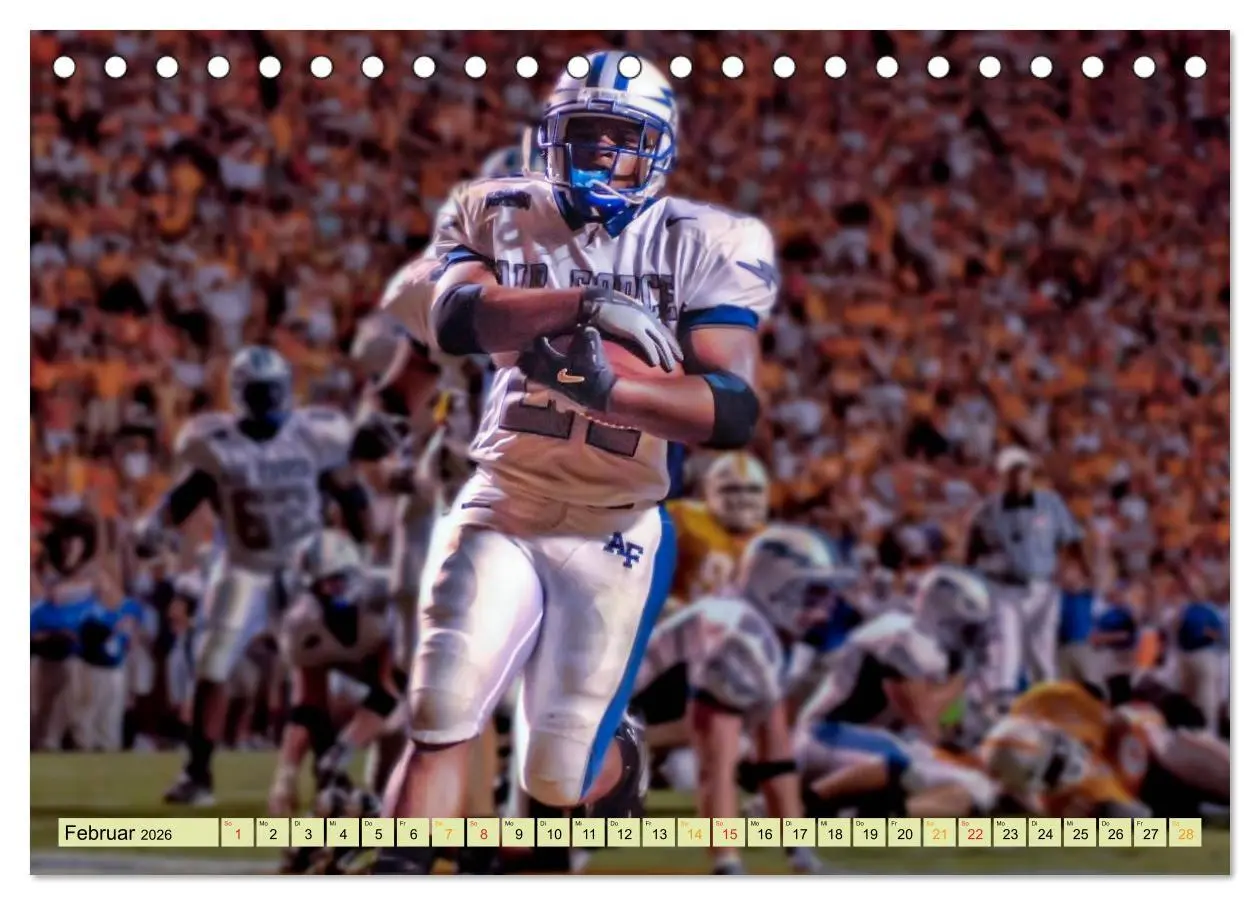 Bild: 9783457960790 | American Football - Taktik und Athletik (Tischkalender 2026 DIN A5...