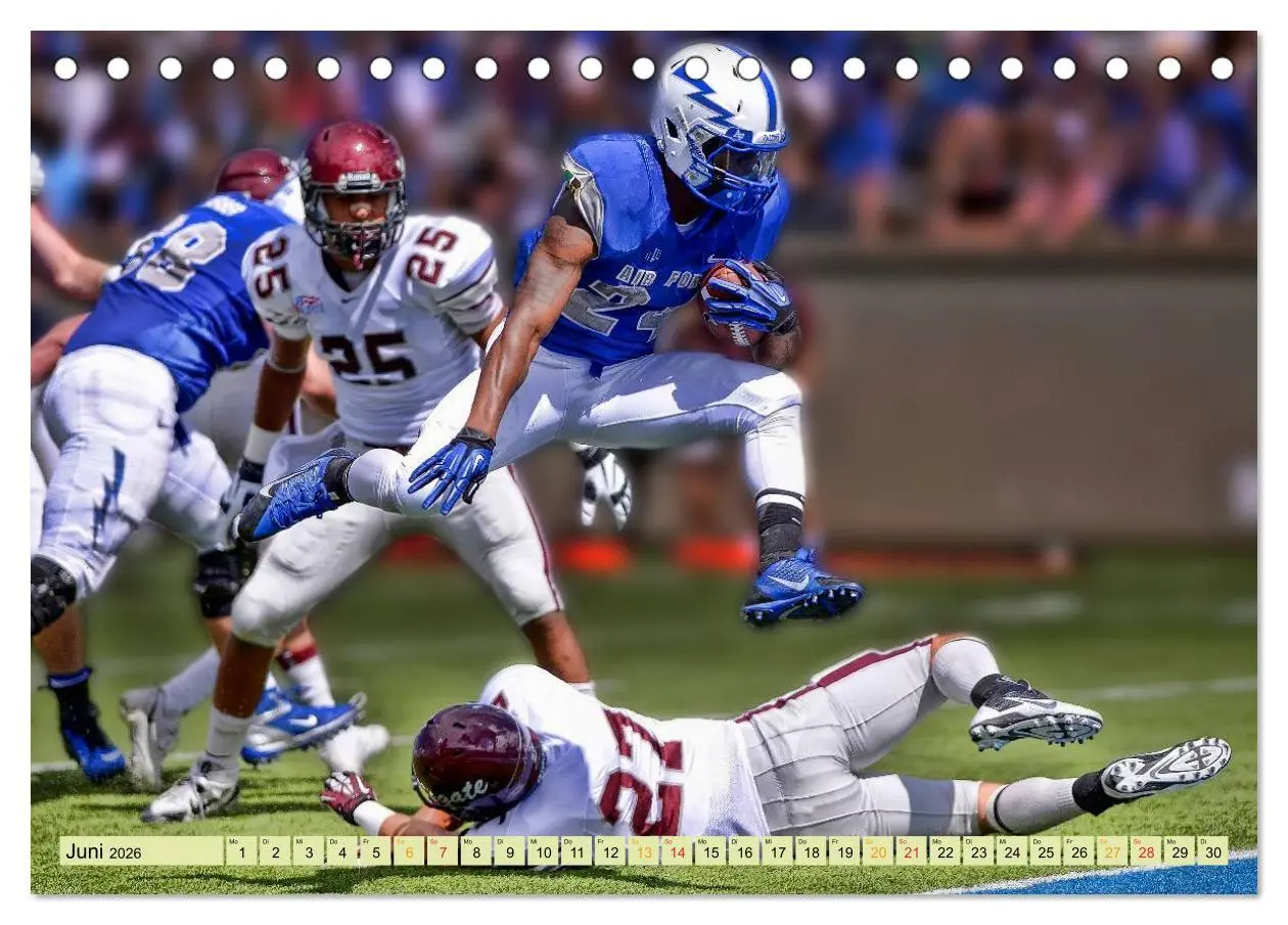 Bild: 9783457960790 | American Football - Taktik und Athletik (Tischkalender 2026 DIN A5...