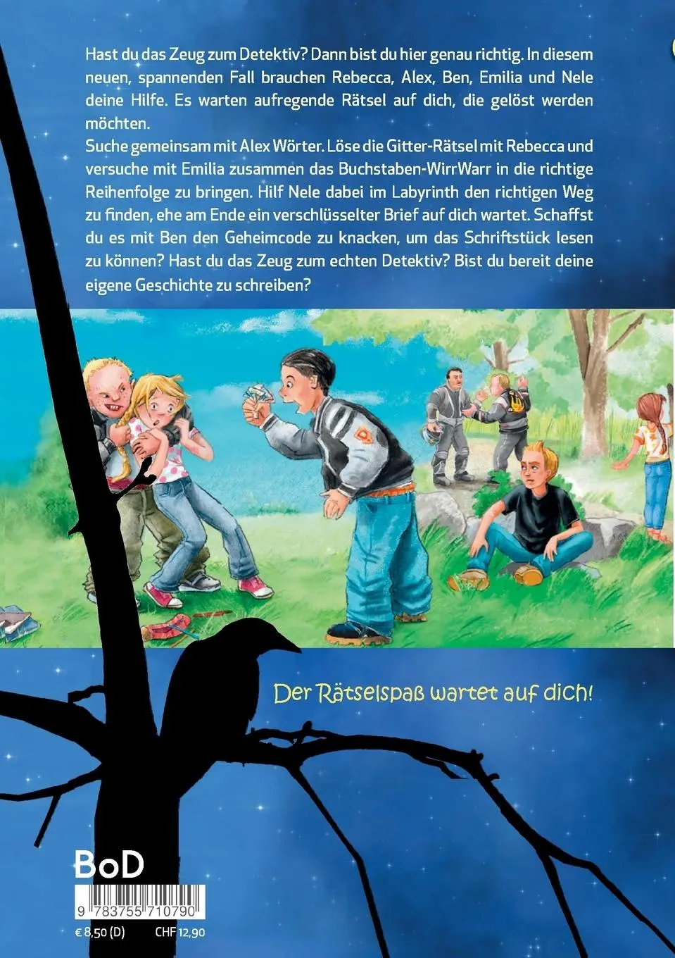 Rückseite: 9783755710790 | Die Raben-Bande | Der Rätselspaß | Sandra König | Taschenbuch | 112 S.