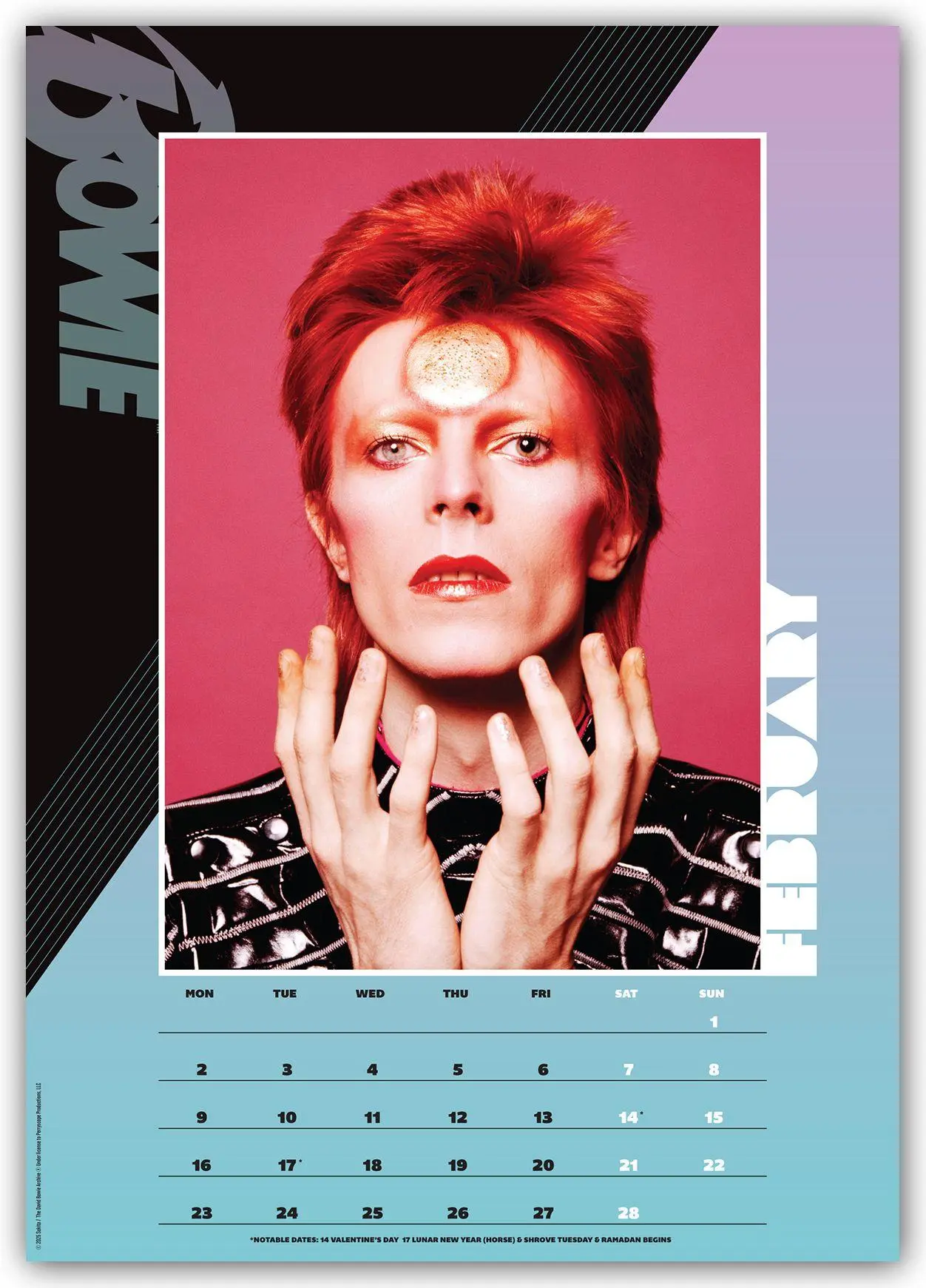 Bild: 9783803530790 | David Bowie 2026 - A3-Posterkalender | Danilo | Kalender | 14 S.